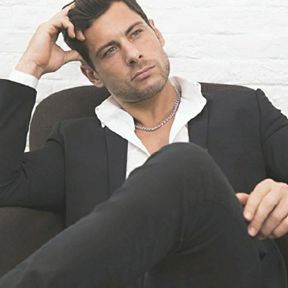 MEN'S STERLING SILVER CHAIN NECKLACE - Picture 6 of 6